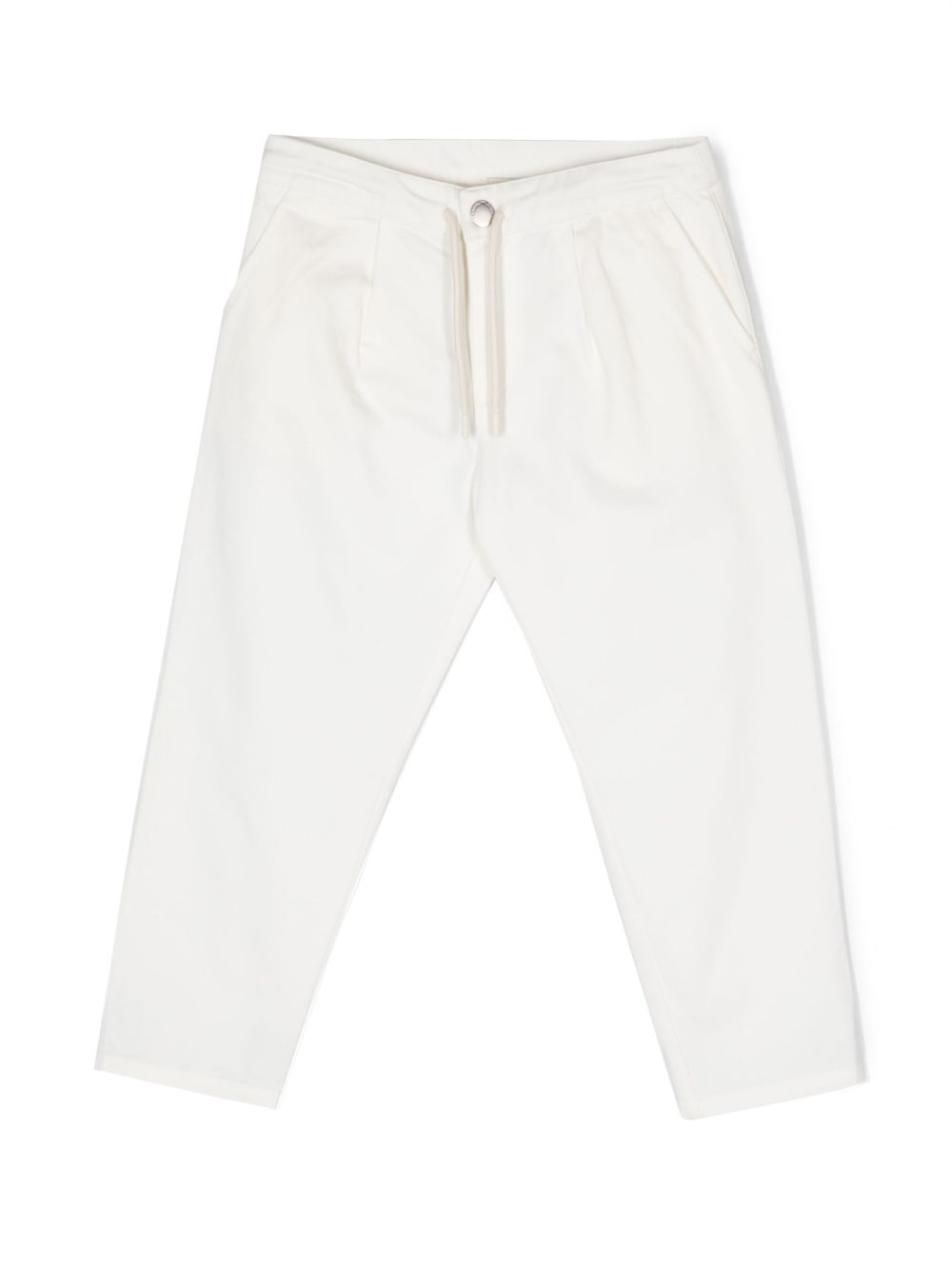 Emporio Armani Kids 抽绳运动裤 - 中性色