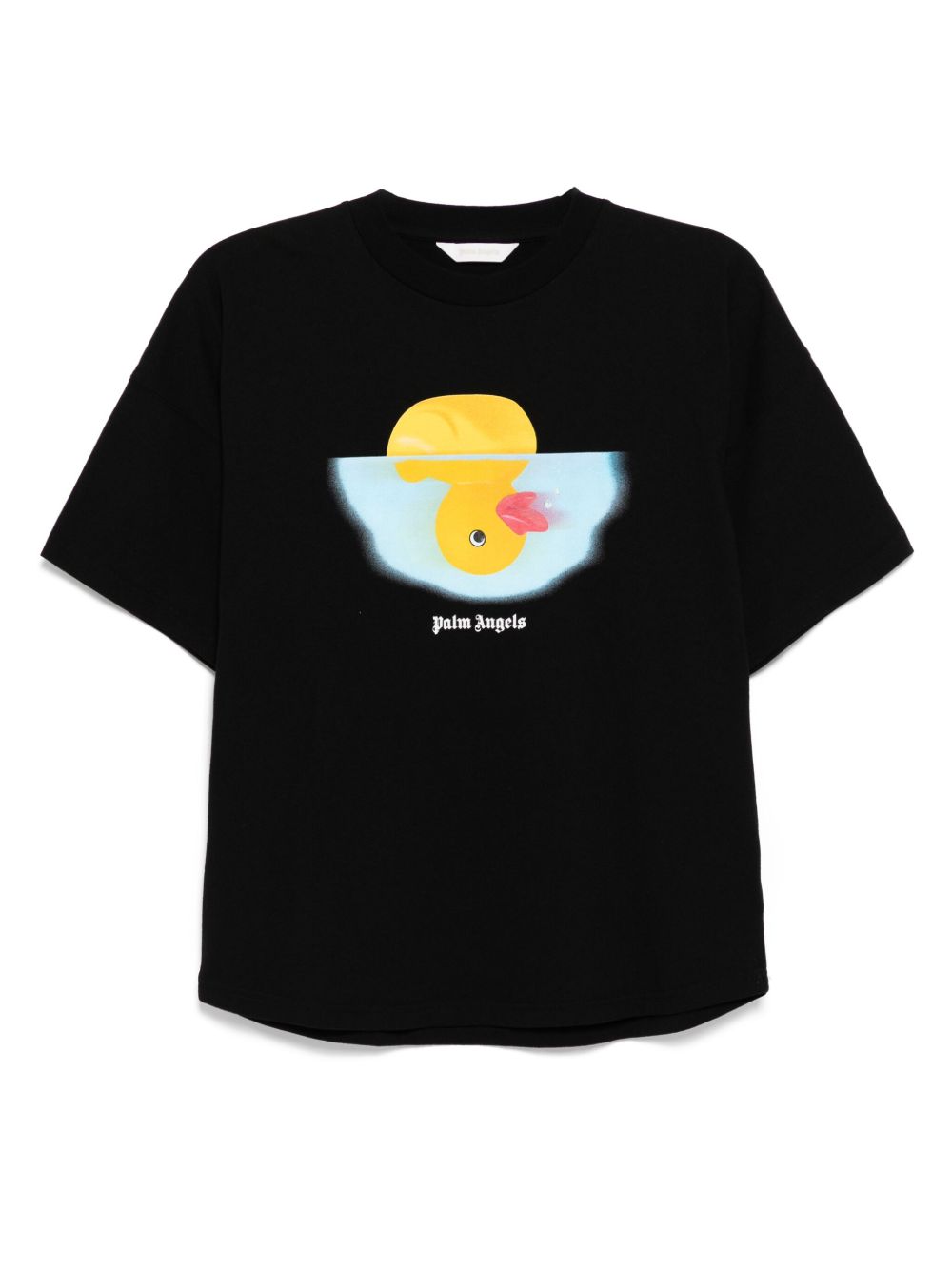 Palm Angels Kids Rubber Duck T恤 - 黑色