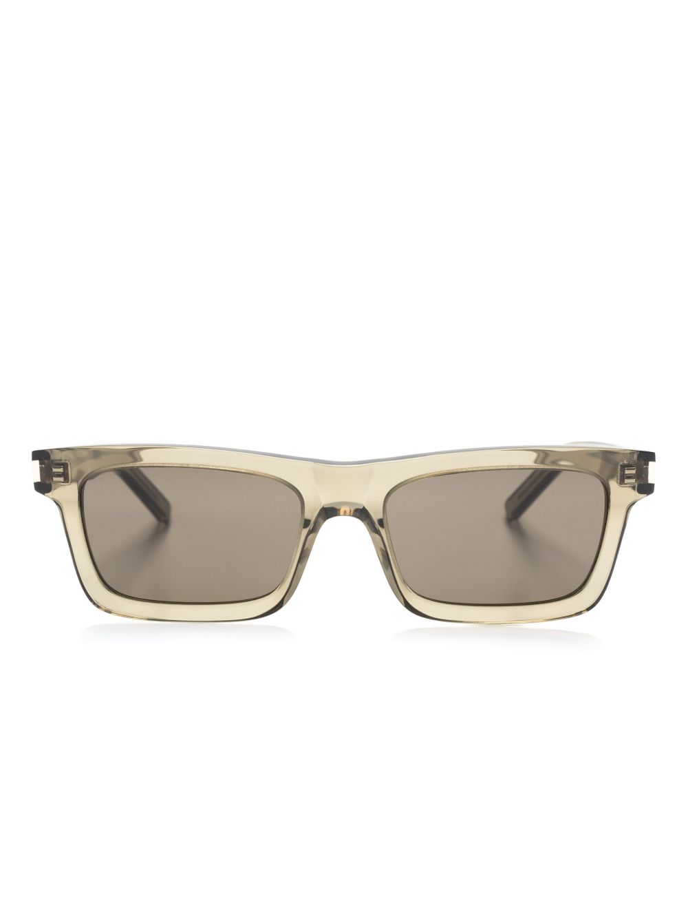 Saint Laurent Eyewear Betty 方框太阳眼镜 - 褐色