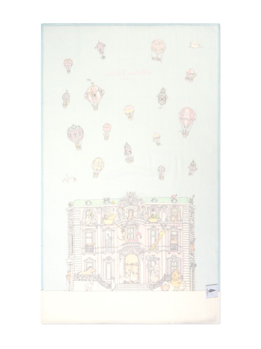 Atelier Choux Palace 印花毯子 - 蓝色