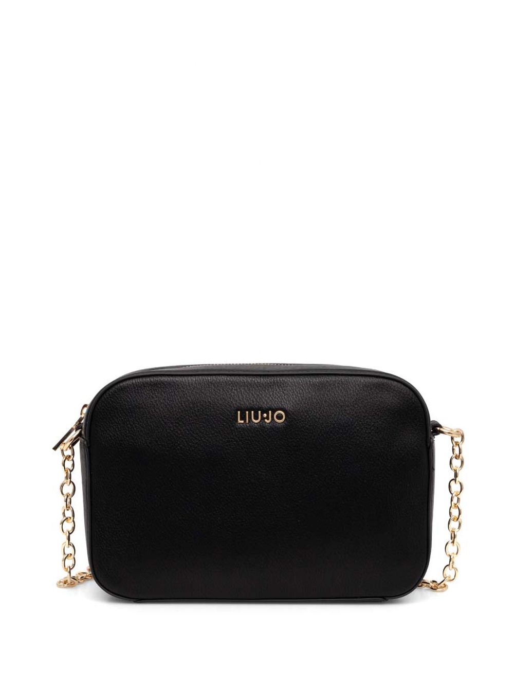LIU JO logo斜挎包 - 黑色