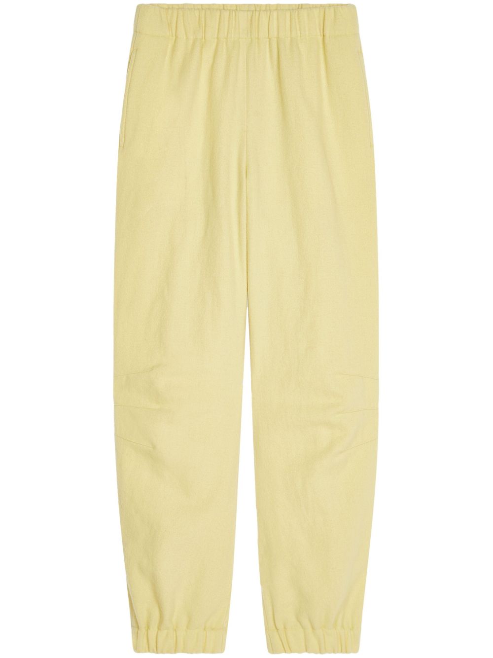 DRIES VAN NOTEN 松紧裤腰长裤 - 黄色