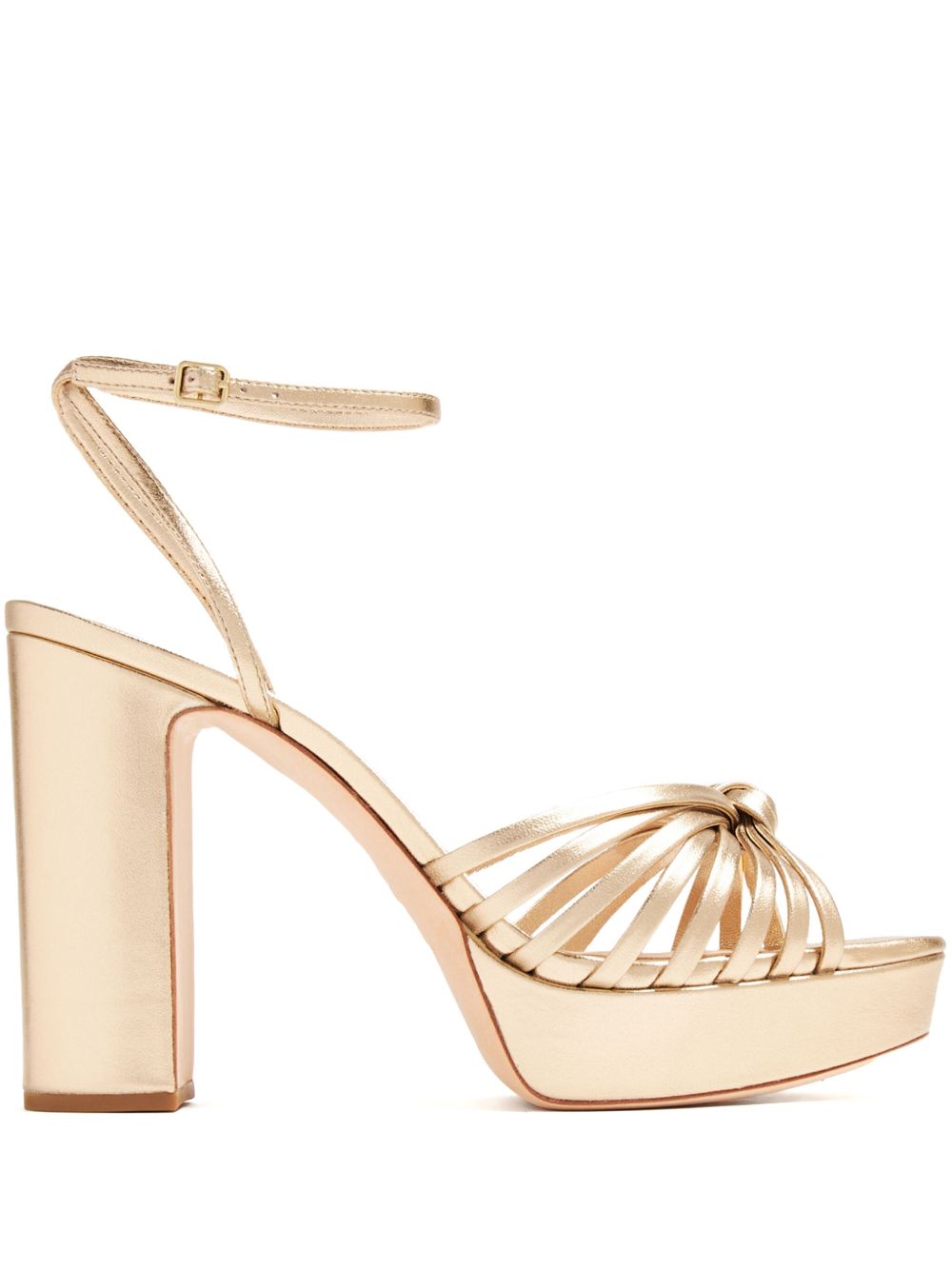Loeffler Randall Rivka 高跟凉鞋（12.7厘米） - 金色