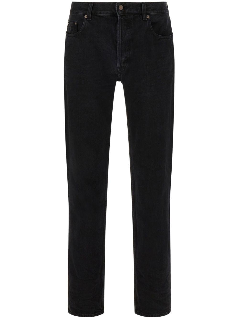 Saint Laurent 直筒牛仔裤 - 黑色