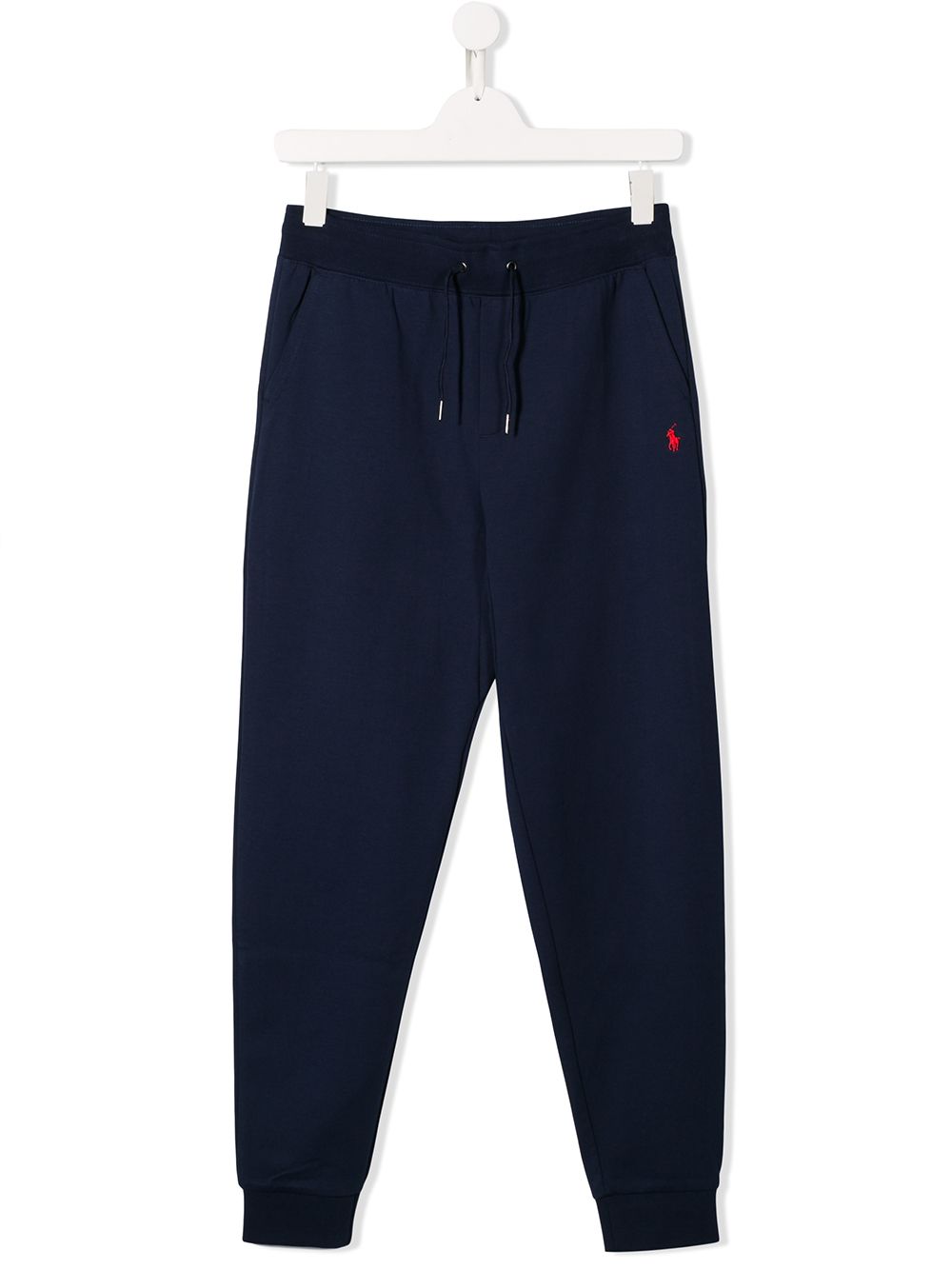 POLO RALPH LAUREN KIDS TEEN logo刺绣运动裤 - 蓝色