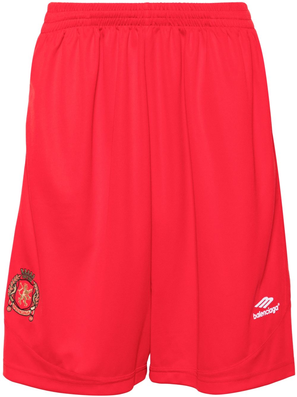 Balenciaga Soccer Baggy 运动短裤 - 红色