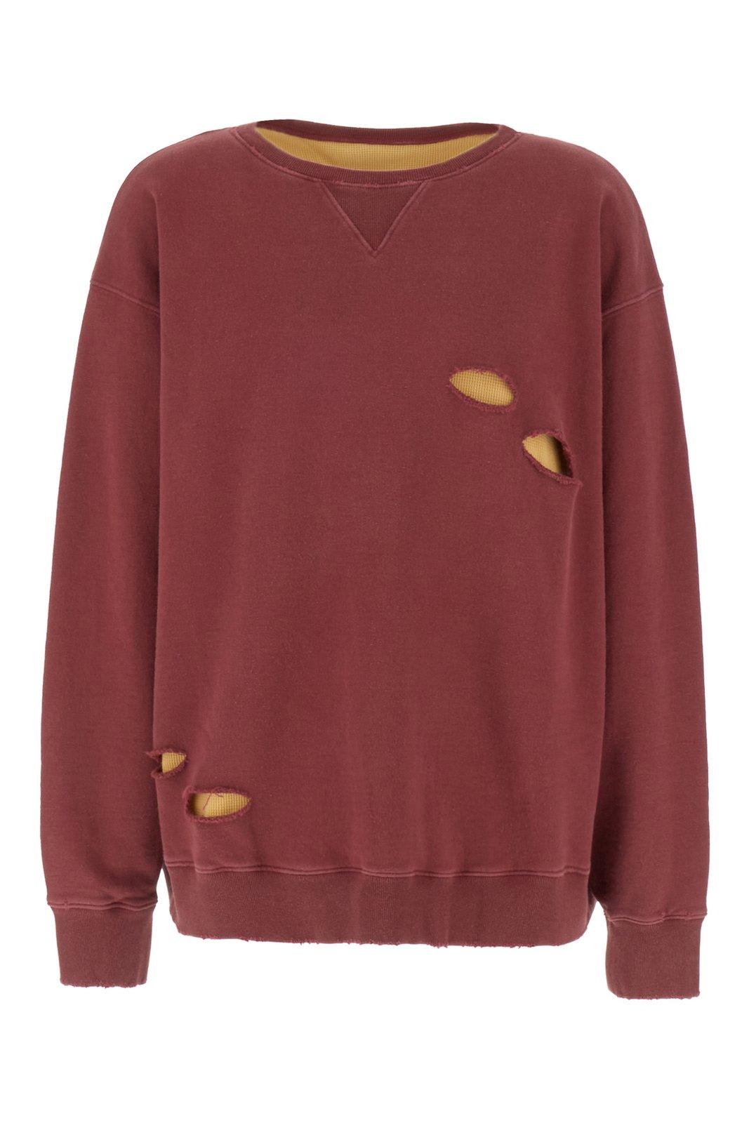 Maison Margiela Distressed Oversized Sweatshirt