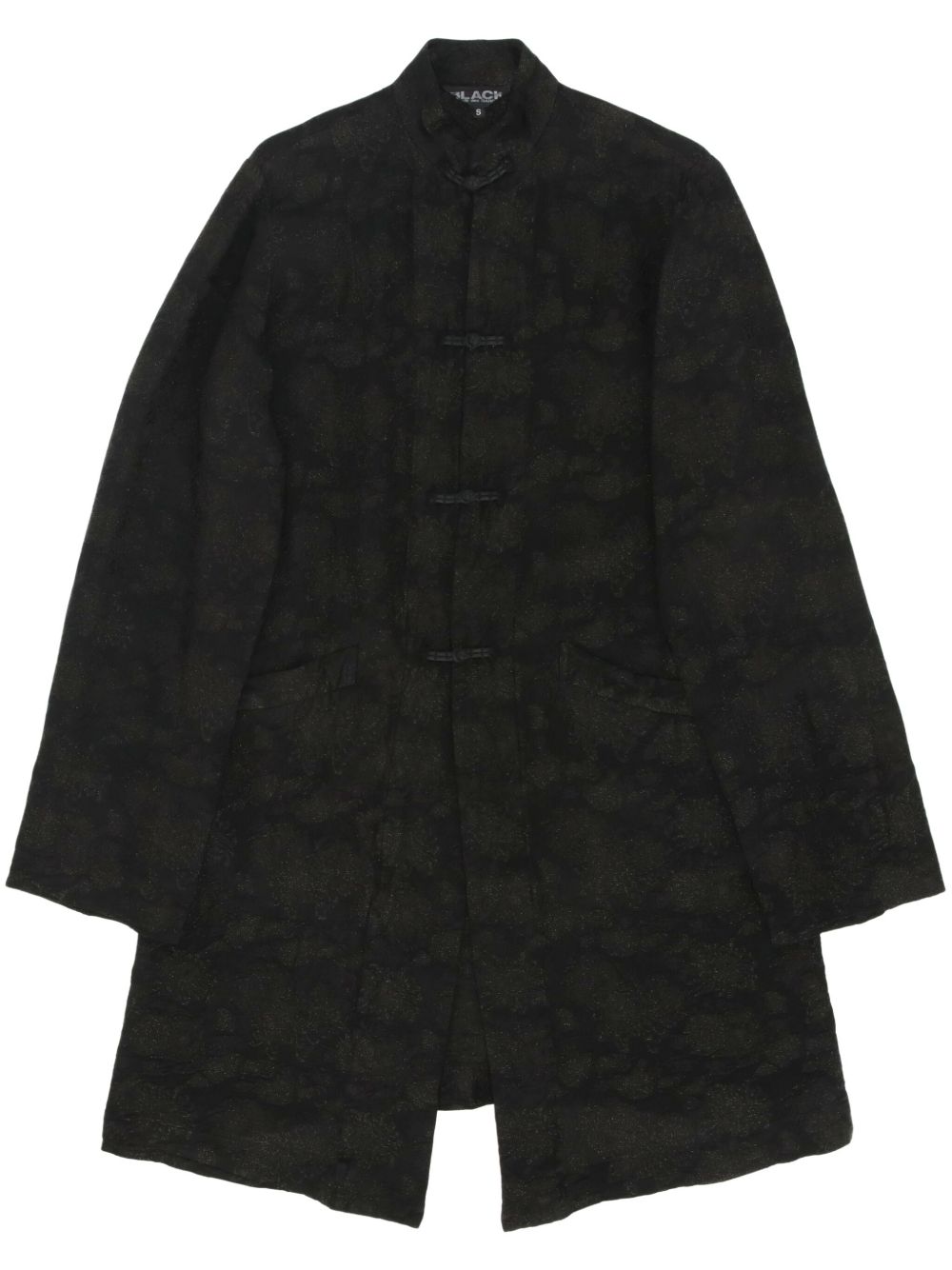 Comme Des Garçons Pre-Owned 提花外套（2020年代典藏款） - 黑色
