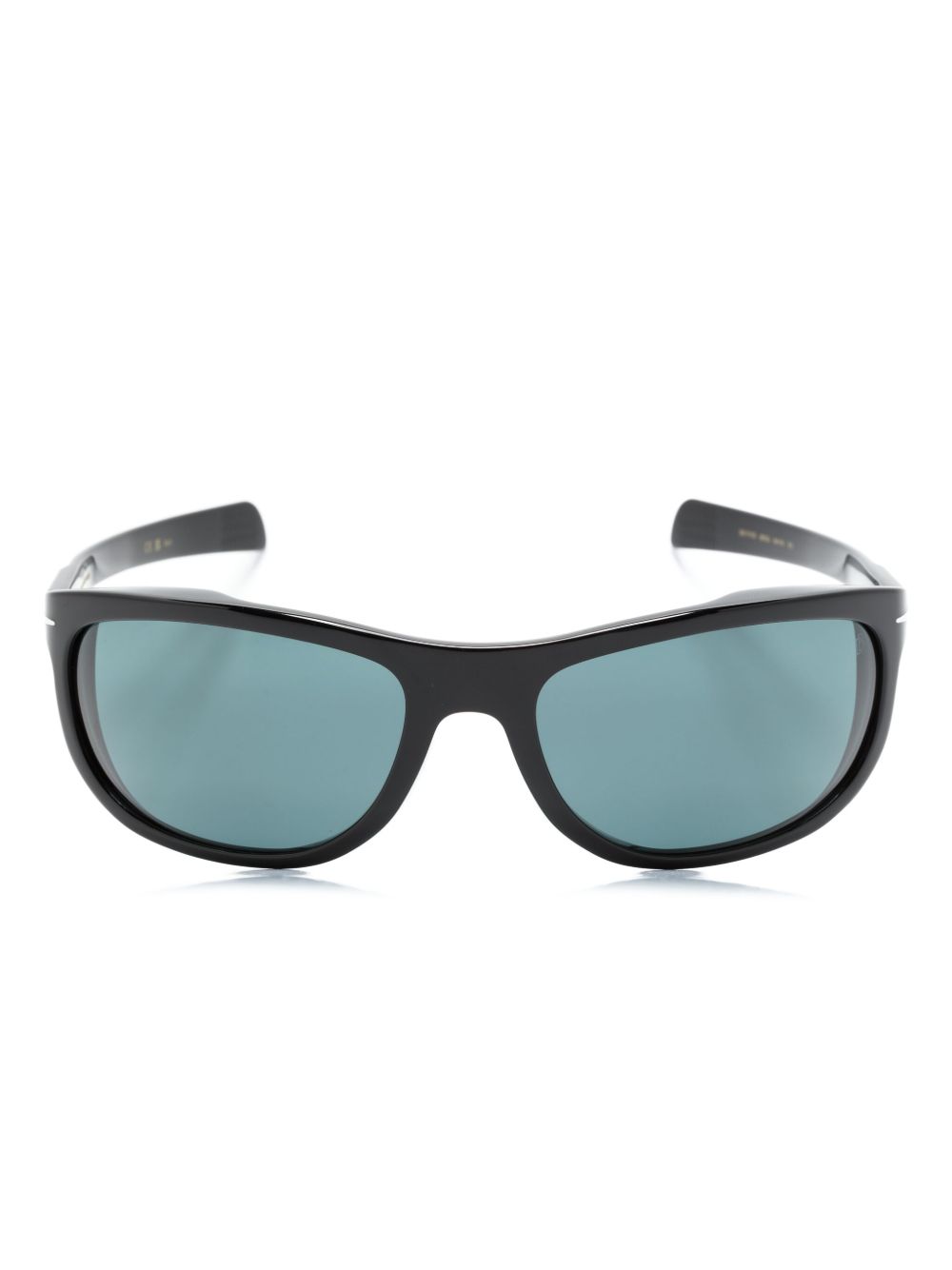 Eyewear by David Beckham 骑士风镜框太阳眼镜 - 黑色