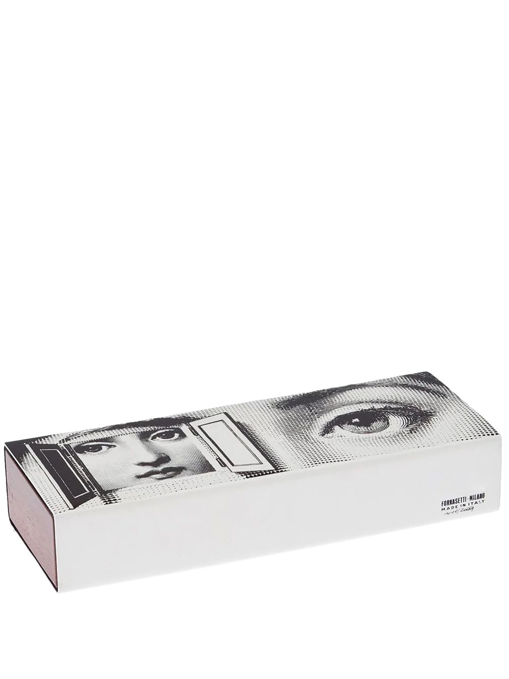 Fornasetti 印花木质盒 - 黑色