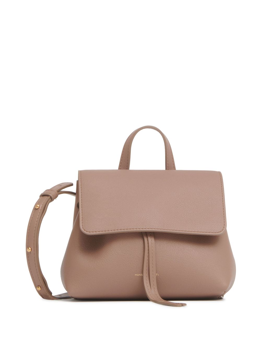 Mansur Gavriel Lady 迷你皮质水桶包 - 褐色