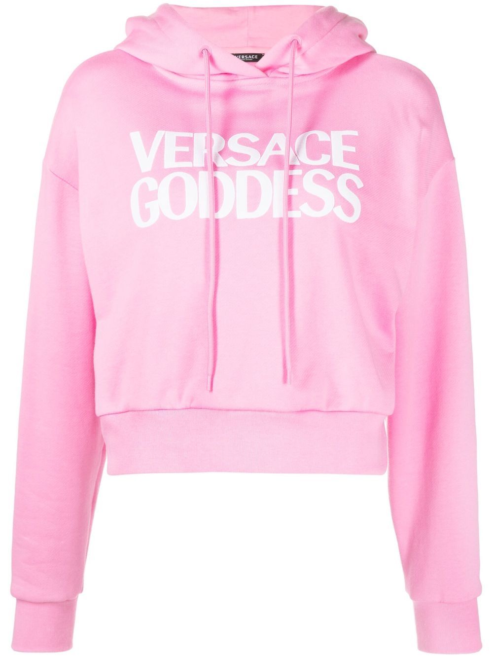 Versace Versace Goddess logo连帽衫 - 粉色