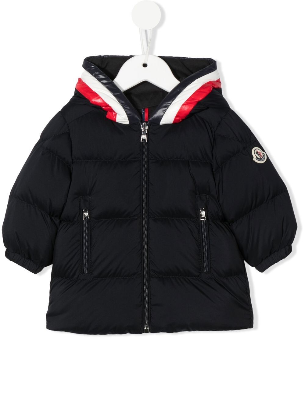 Moncler Enfant 盟可睐 Enfant 填充连帽夹克 - 蓝色