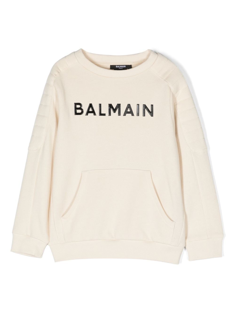 Balmain Kids logo印花卫衣 - 中性色