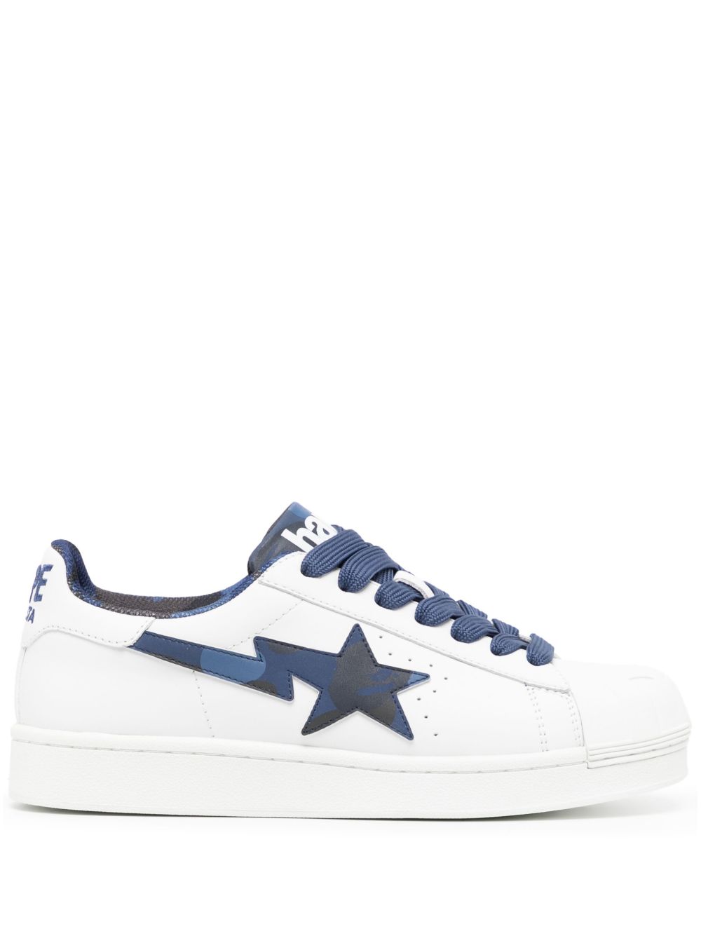 A BATHING APE® Skull STA logo印花运动鞋 - 白色