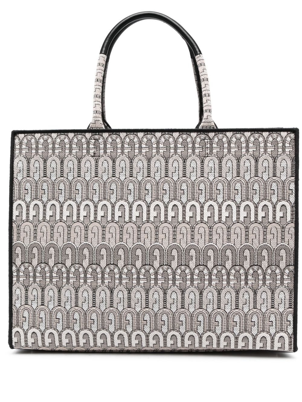 Furla Opportunity logo提花大号手提包 - 中性色