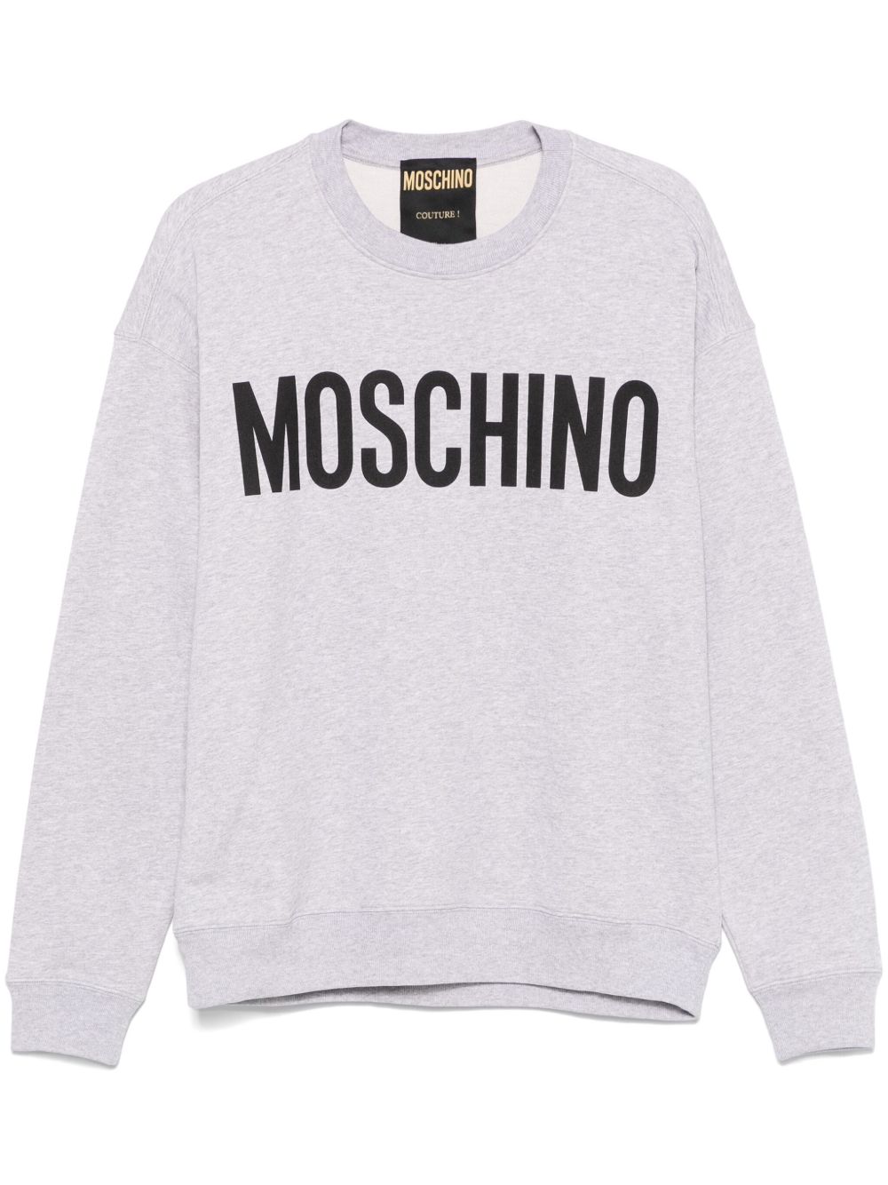 Moschino logo印花卫衣 - 灰色