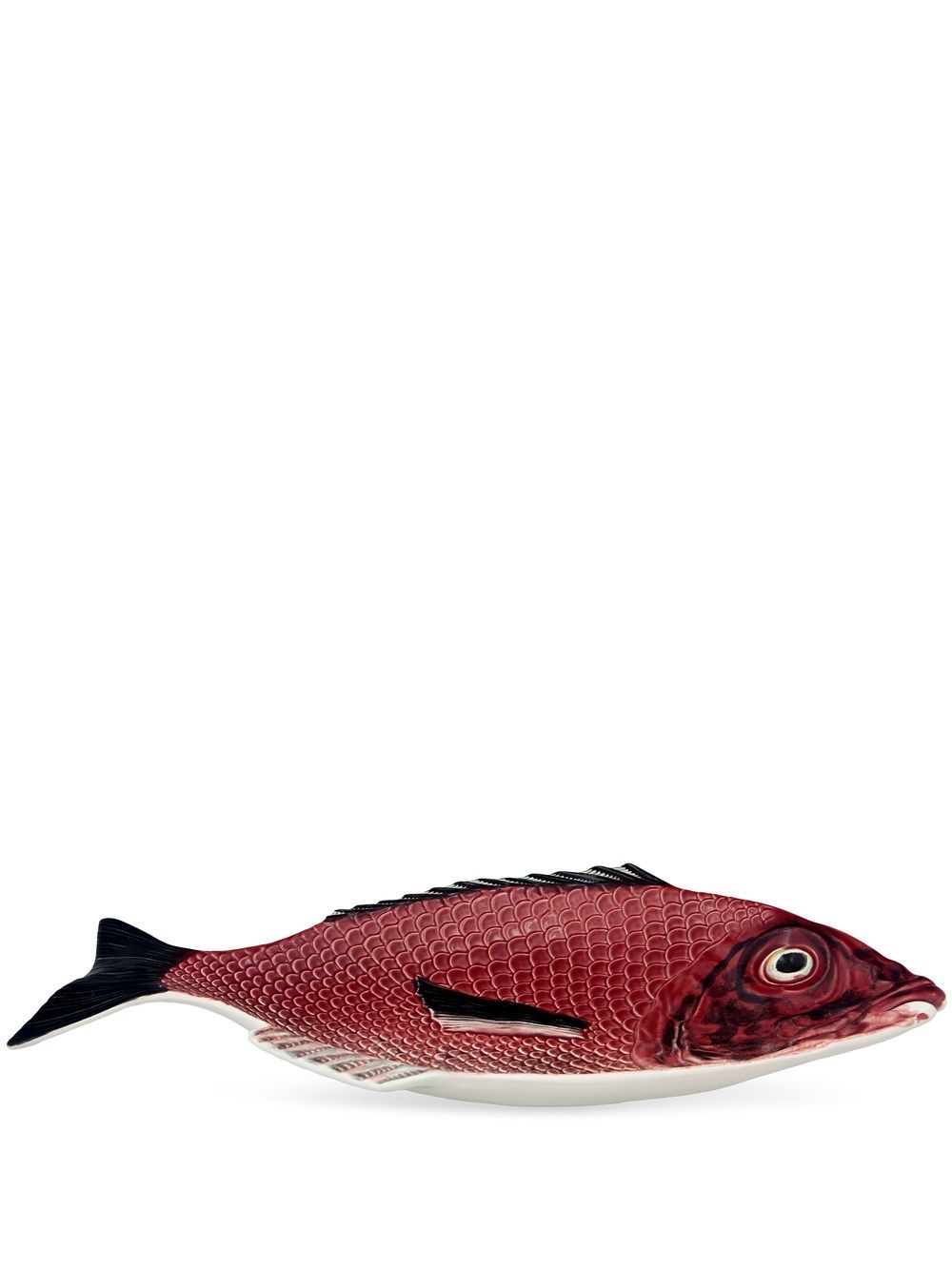 Bordallo Pinheiro Peixes 釉面餐盘 - 红色