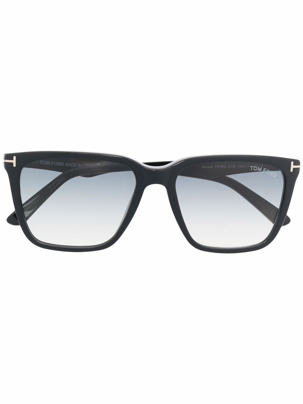 TOM FORD Eyewear Garrett 方形镜框太阳眼镜 - 黑色
