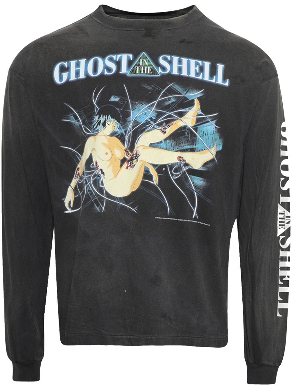 SAINT MXXXXXX Ghost In The Shell T恤 - 黑色