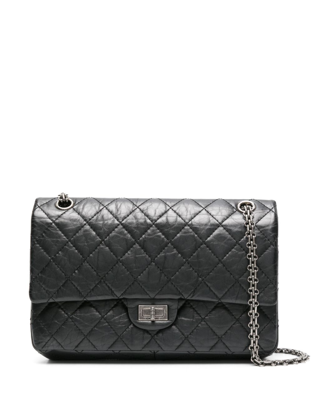 CHANEL Pre-Owned 2.55 单肩包（2019年典藏款） - 黑色