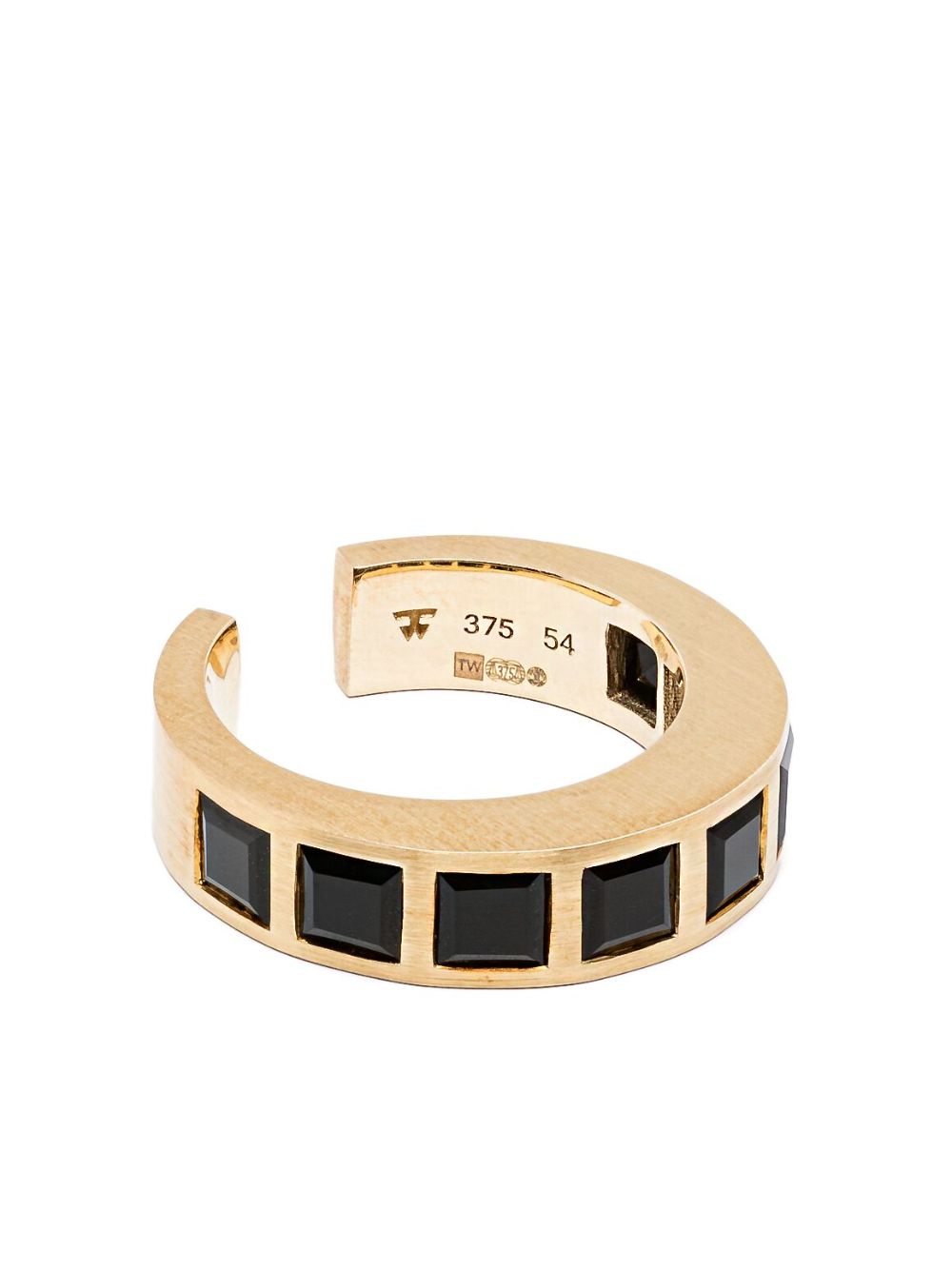 Tom Wood 9K环保再生黄金 Arch Square 戒指 - 金色