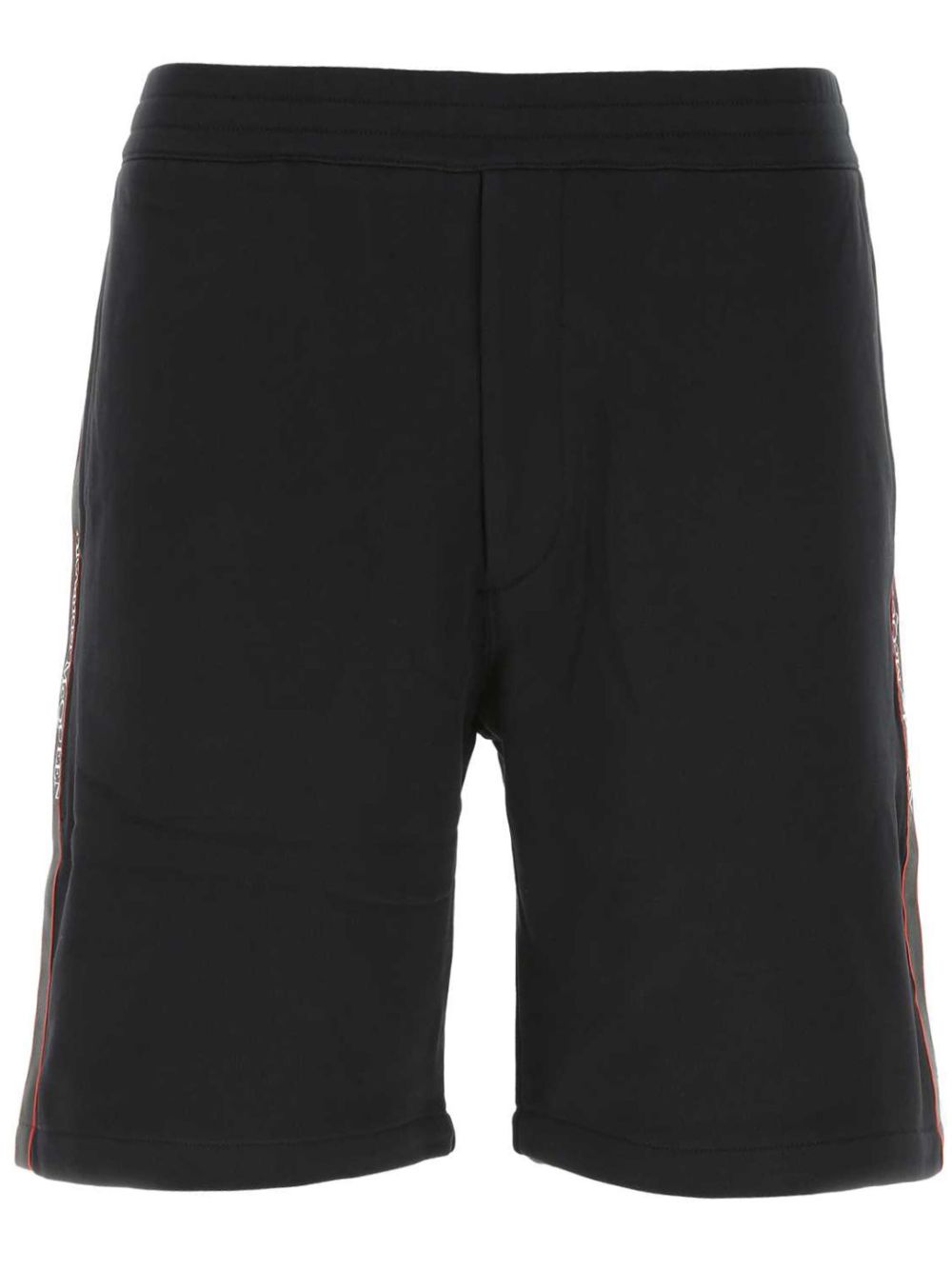 Alexander McQueen logo饰带运动裤 - 黑色