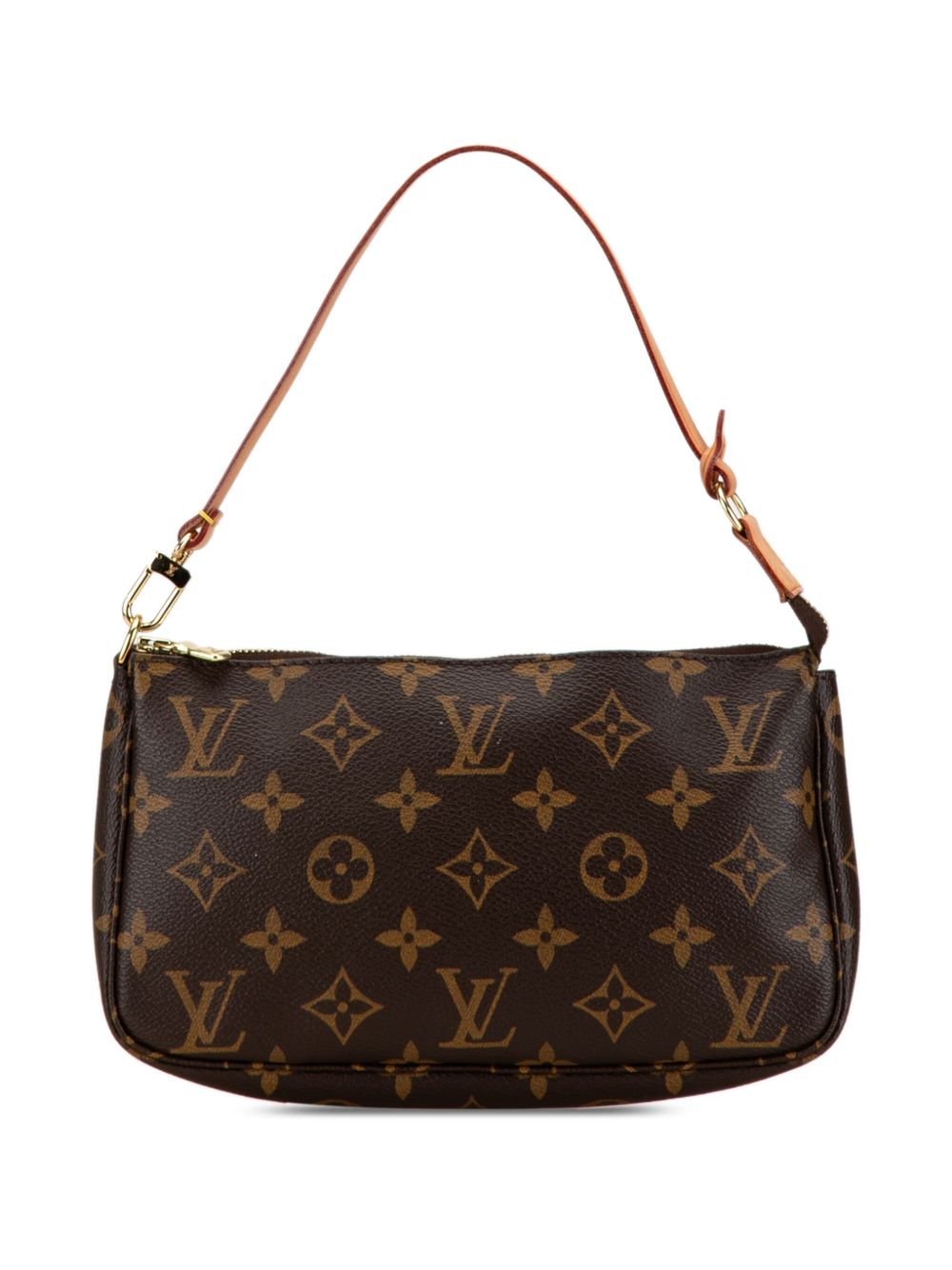 Louis Vuitton Pre-Owned Monogram Pochette Accessoires 单肩包（2008年典藏款） - 褐色