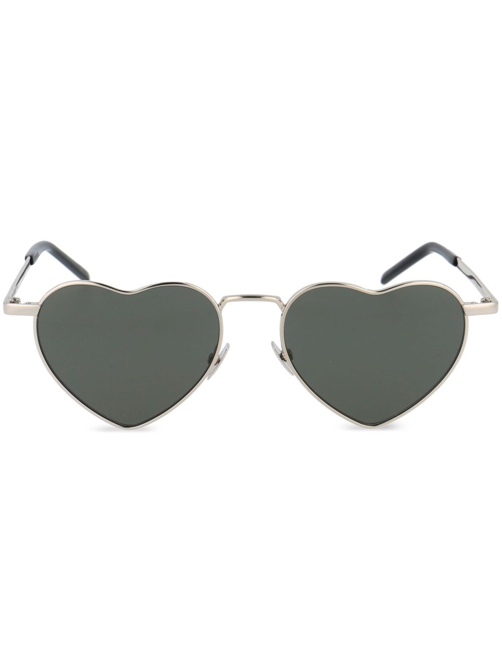 Saint Laurent Eyewear 圣罗兰眼镜系列 圣罗兰 心形框太阳眼镜 - 银色
