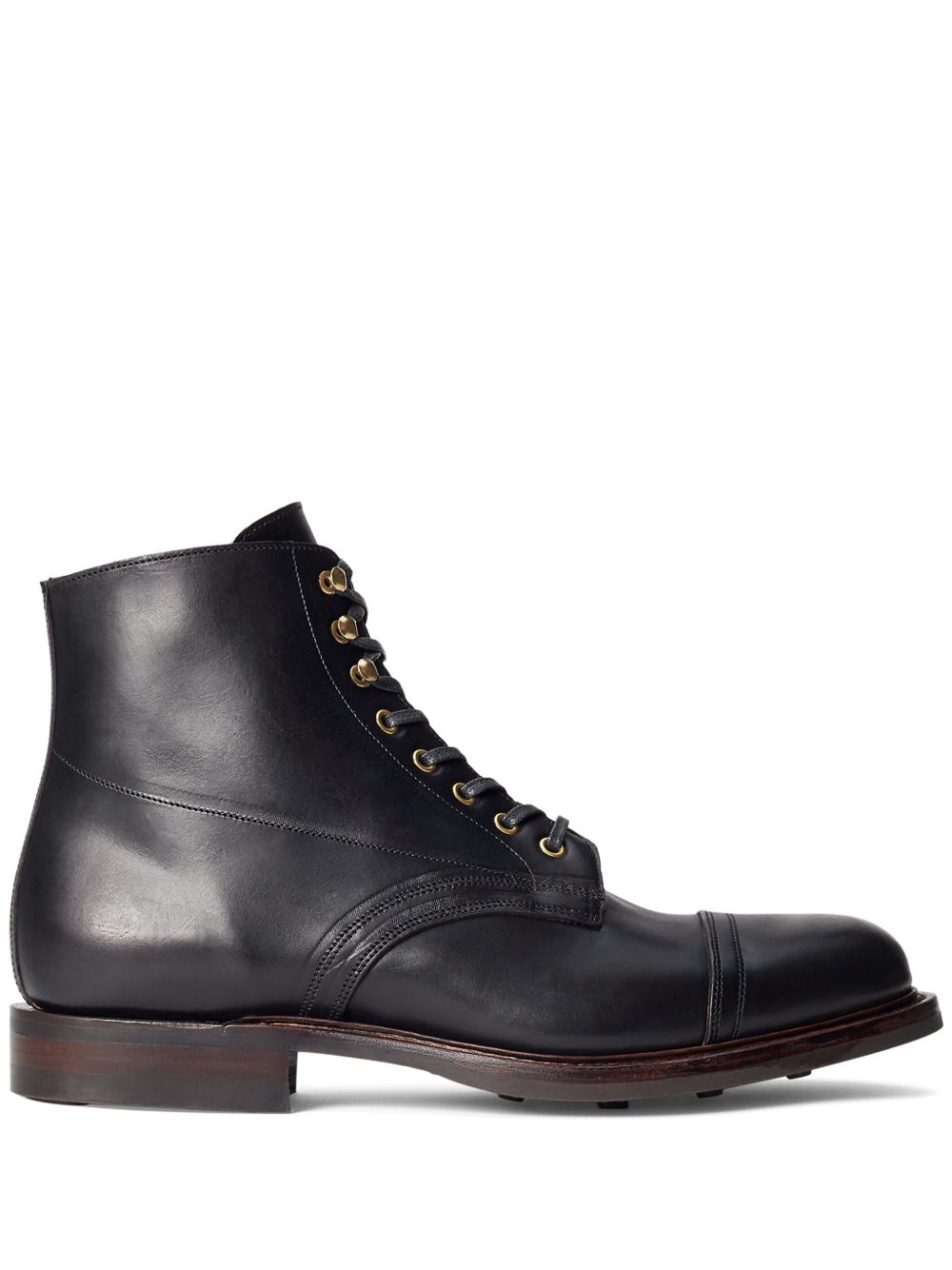 Ralph Lauren RRL 经典皮靴 - 黑色