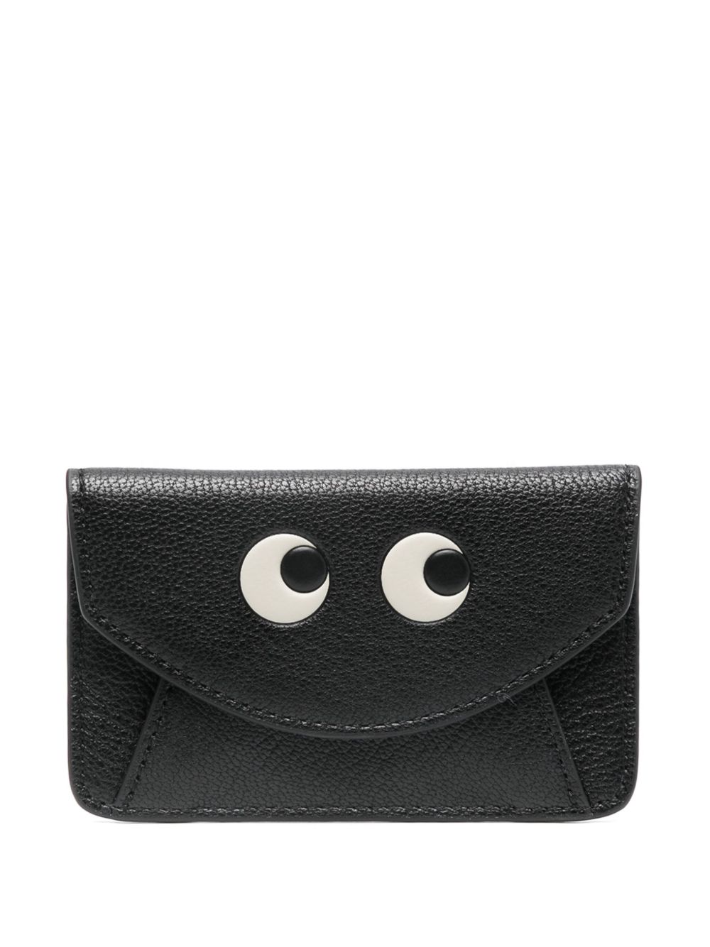 Anya Hindmarch Eyes 背贴钱包 - 黑色