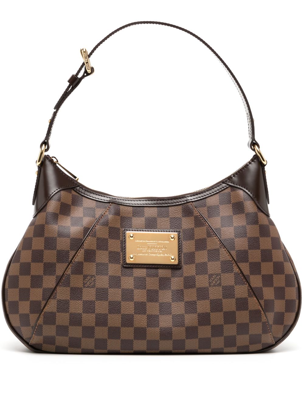 Louis Vuitton Pre-Owned Damier Ebène Thames GM 单肩包（2011年典藏款） - 褐色