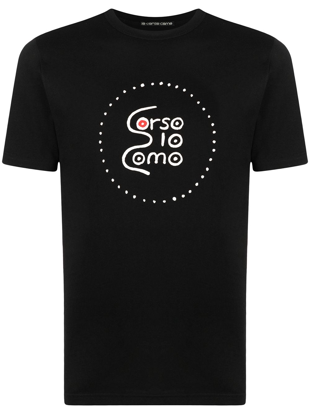 10 CORSO COMO logo印花短袖T恤 - 黑色