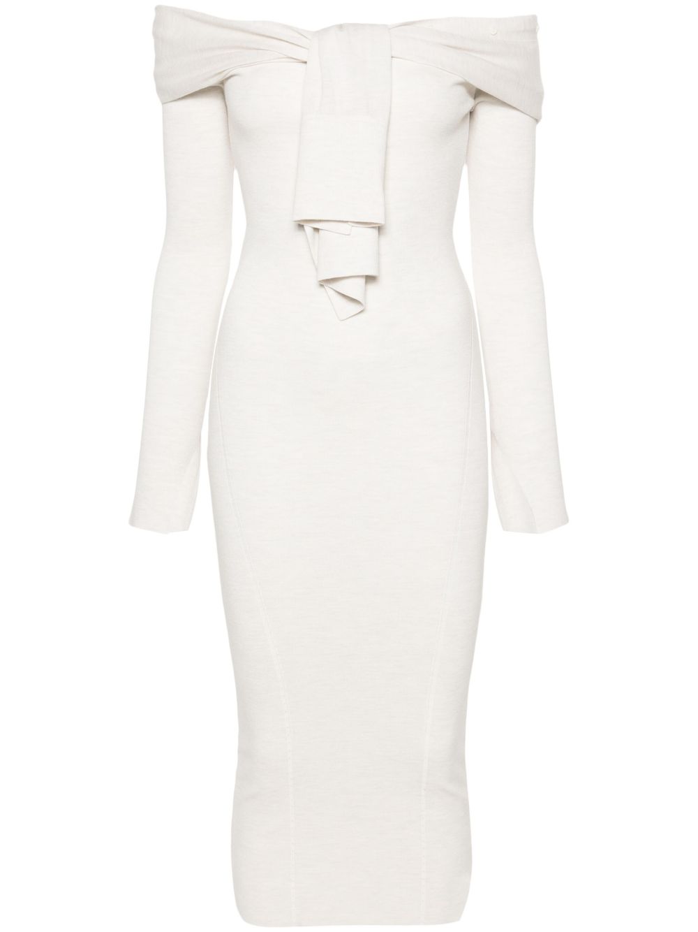 Jacquemus La Robe Doble 中长连衣裙 - 中性色