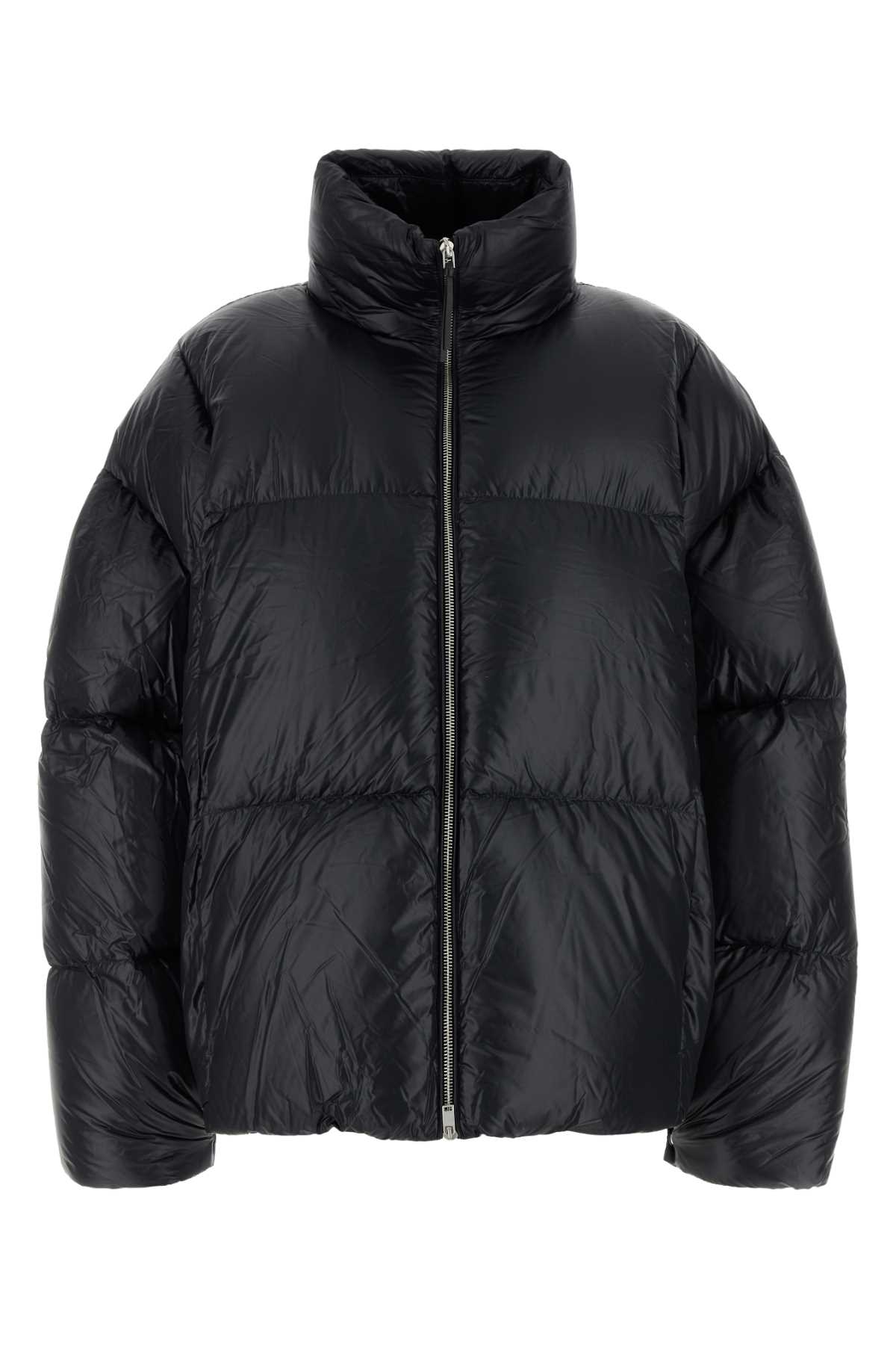 Jil Sander 黑色尼龙 Dona 夹克
