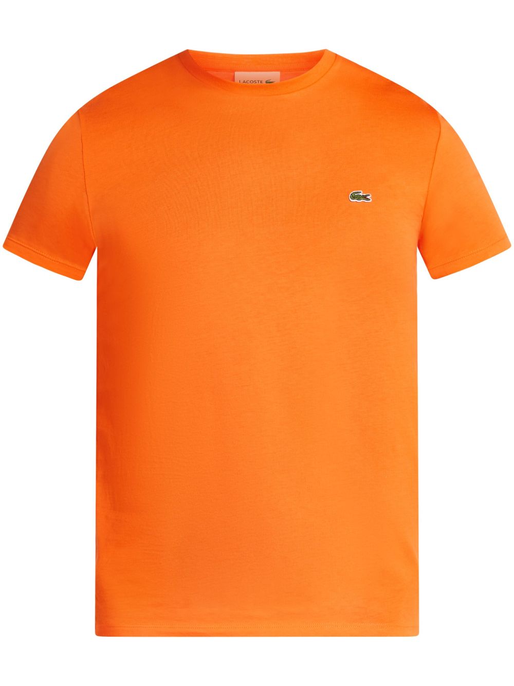 Lacoste logo贴花T恤 - 橘色