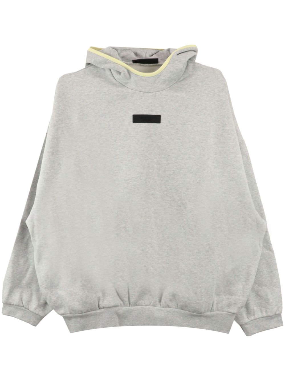 FEAR OF GOD ESSENTIALS 贴花细节棉质混纺连帽衫 - 灰色
