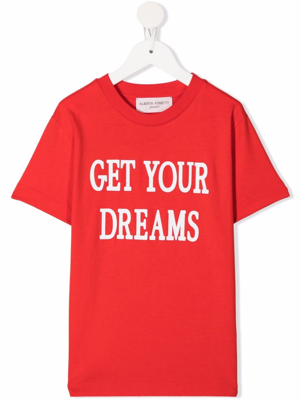 Alberta Ferretti Kids Get Your Dreams T恤 - 红色