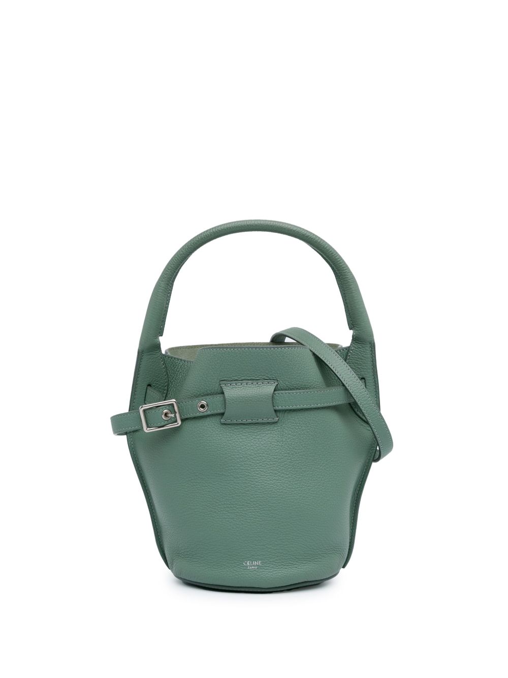 Céline Pre-Owned Nano Big Bucket Bag 斜挎包（2019年典藏款） - 绿色