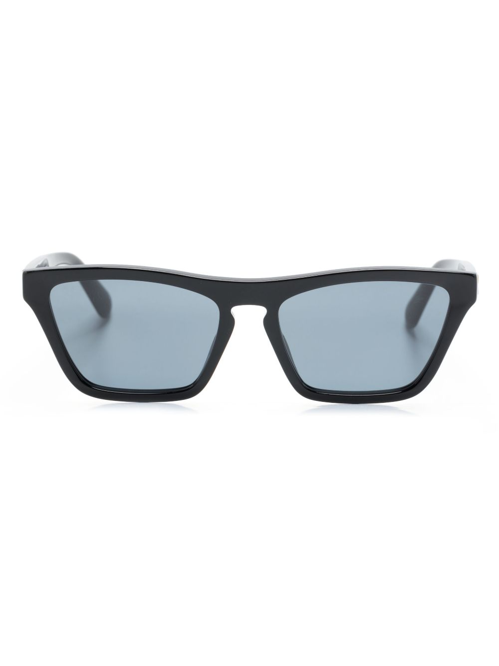 Stella McCartney Eyewear 有色镜片方框太阳眼镜 - 黑色