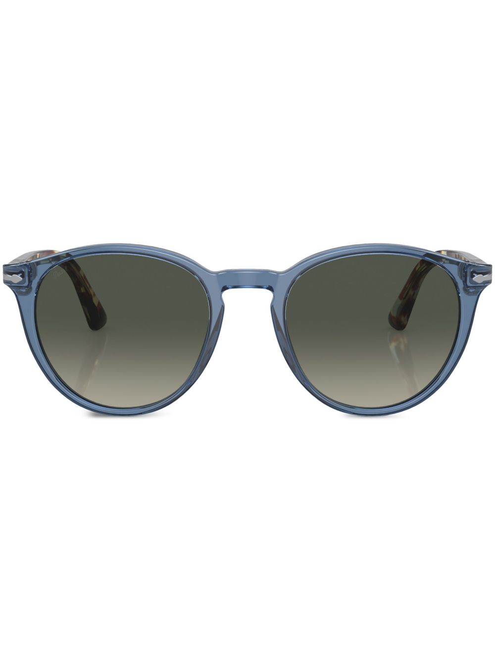 Persol 圆框太阳眼镜 - 蓝色