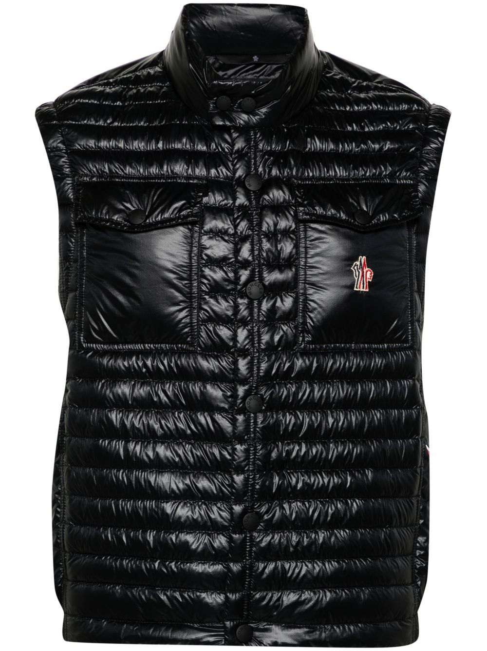 Moncler Grenoble Ollon 羽绒填充马甲 - 黑色