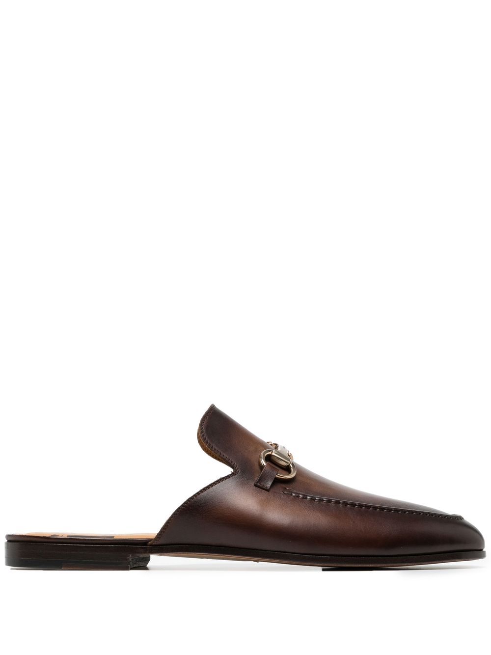 Magnanni 马衔扣套穿式乐福鞋 - 褐色