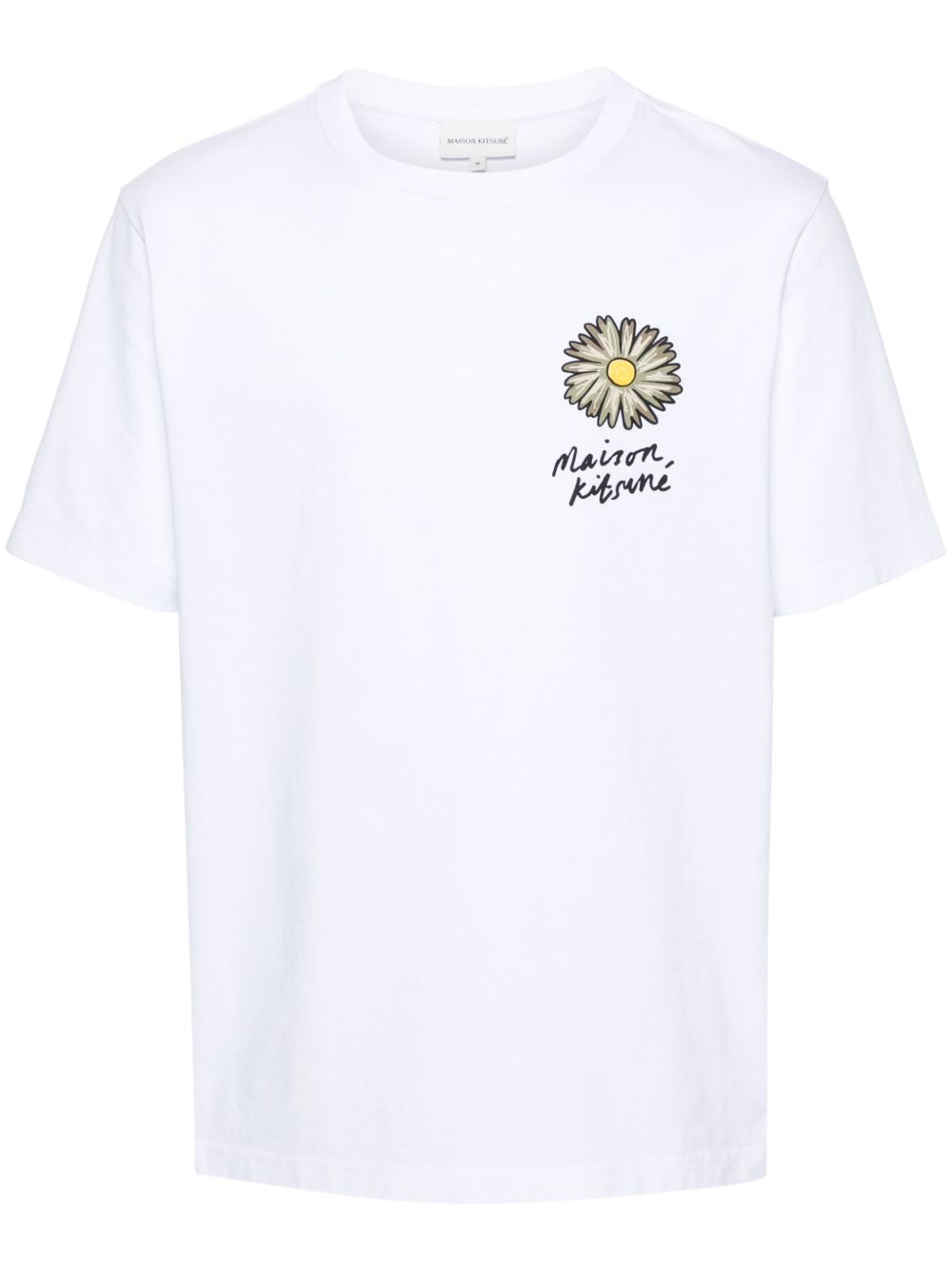 Maison Kitsuné Floating Flower Comfort T恤 - 白色