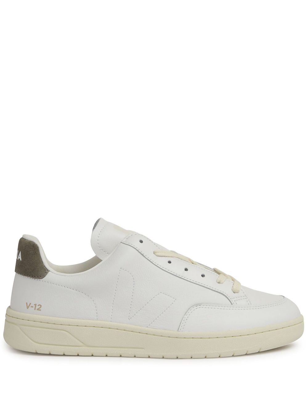 VEJA V-90 皮质运动鞋 - 白色
