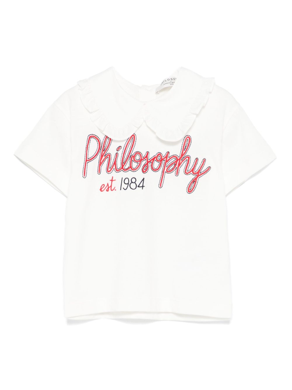 Philosophy Di Lorenzo Serafini Kids logo刺绣上衣 - 中性色