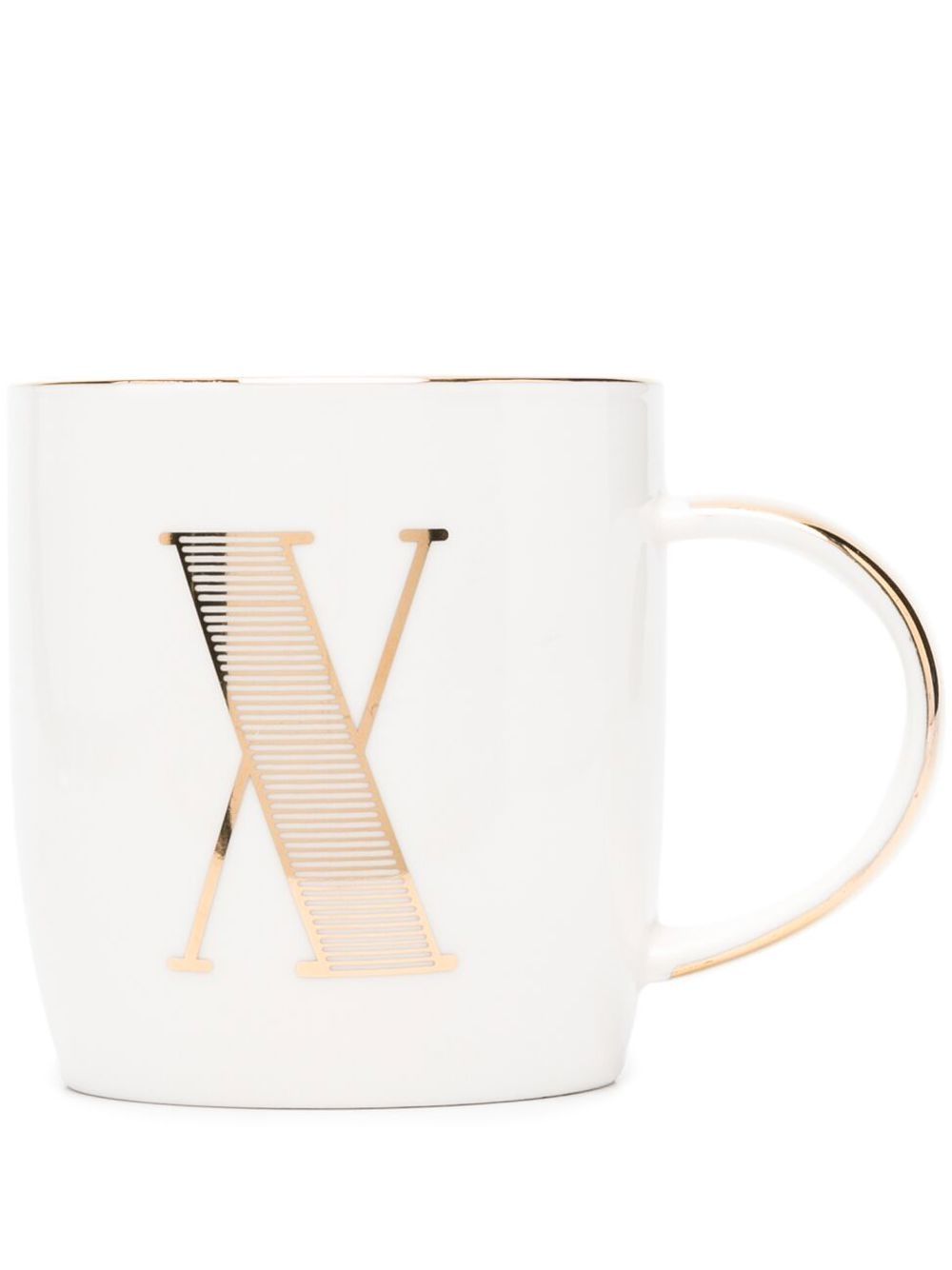 Bitossi Home Letter-X 陶瓷马克杯 - 白色