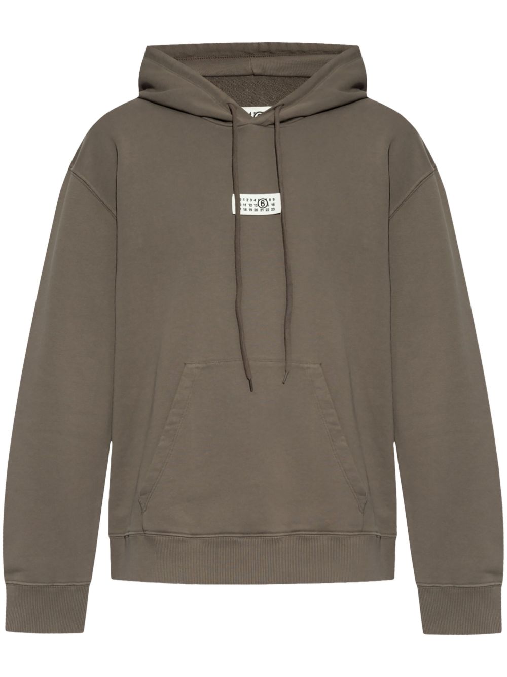 MM6 Maison Margiela 数字图案连帽衫 - 绿色
