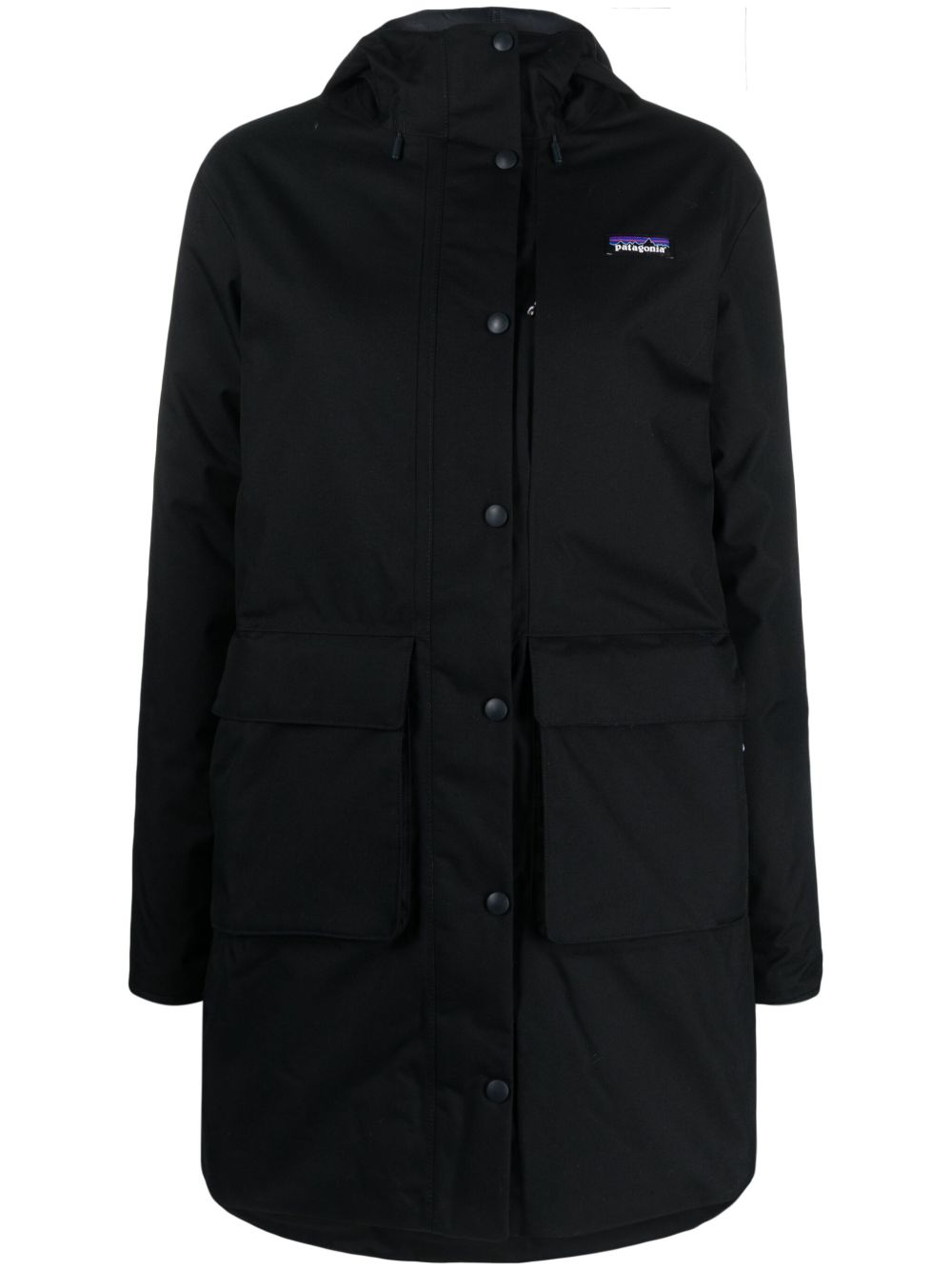 Patagonia Pine Bank 连帽派克大衣 - 黑色