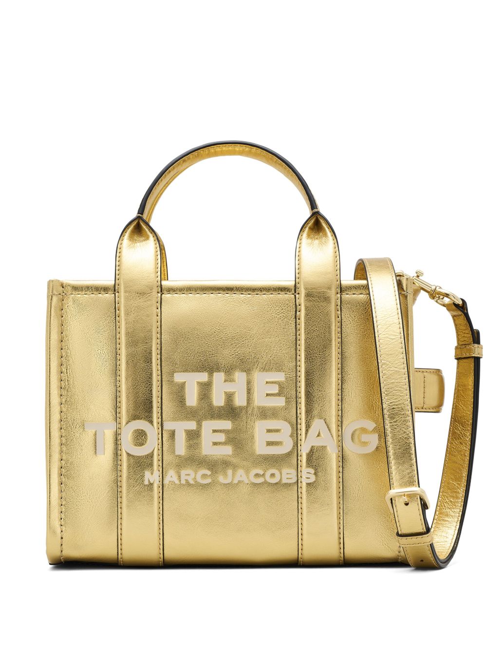 Marc Jacobs The Small Metallic Leather Duffle 手提包 - 金色